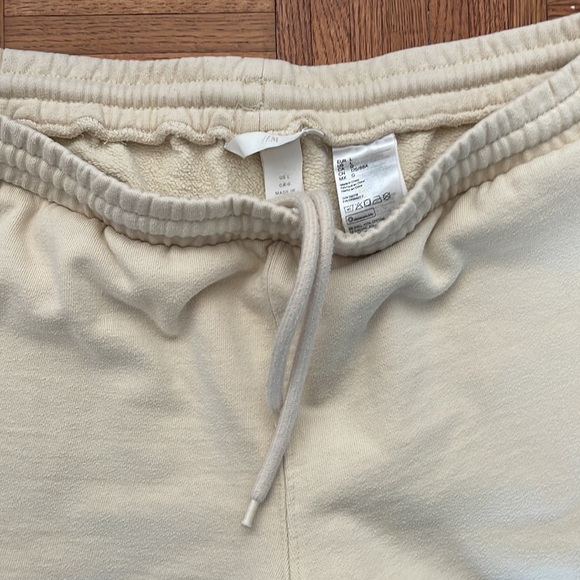 H&M Light Yellow Sweat Pants - Picture 5 of 5